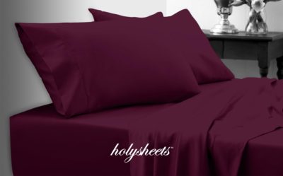 Eggplant HolySheets Set – Luxury Bamboo Collection
