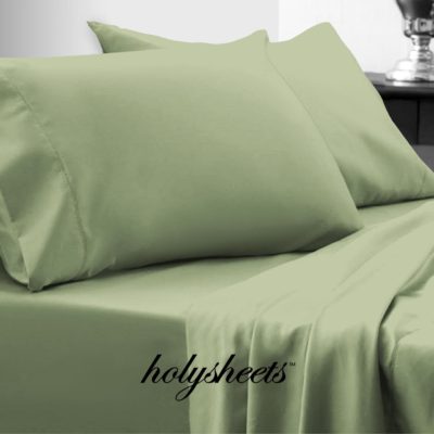 Sage HolySheets Set – Luxury Bamboo Collection