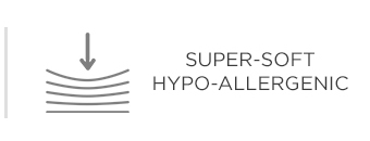 Super-soft hypo-allergenic